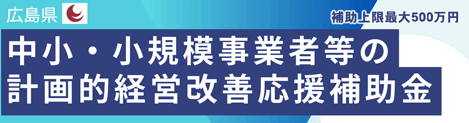 広島県計画的経営改善応援補助金